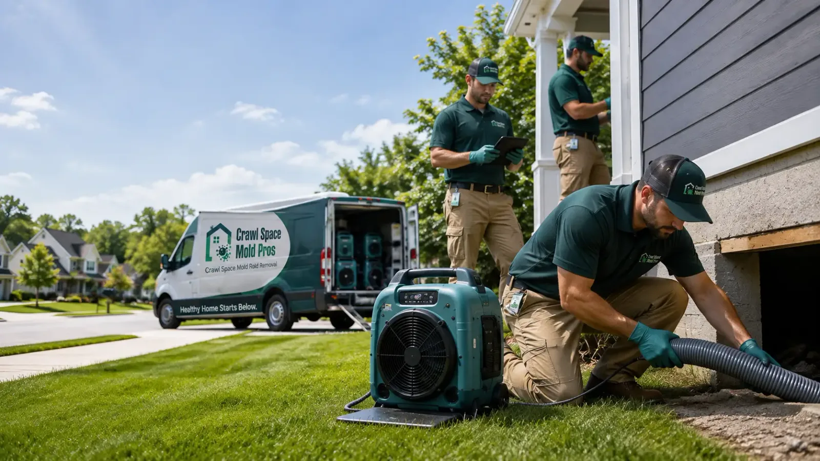 Crawl Space Mold Removal in Antler, ND